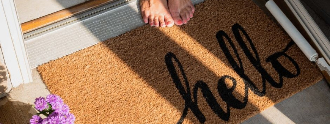 Changing Entrance Mats for Spring Season
