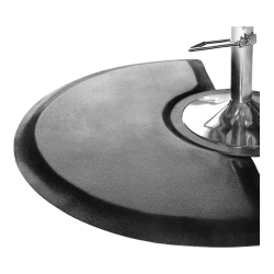 Traditional Black Salon Mat